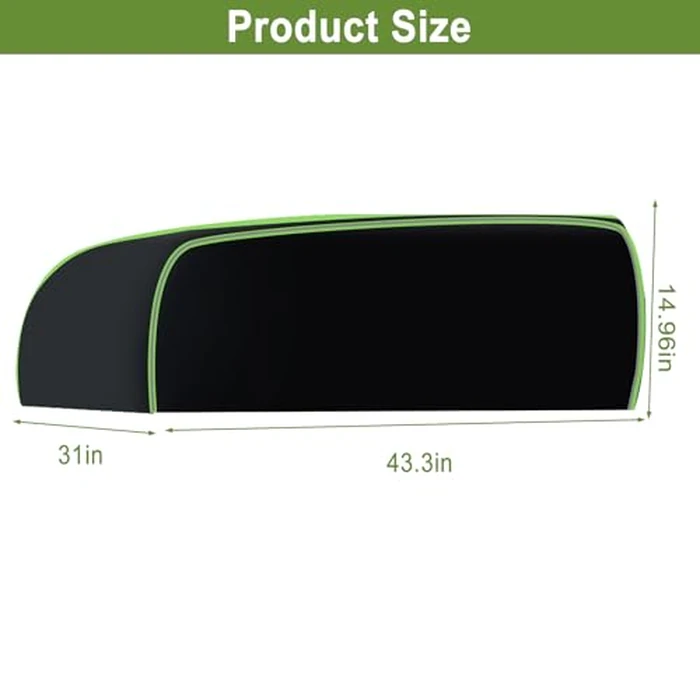 RV Air Conditioner Cover 600D for Dometic, Brisk II, Coleman Mach I II III, Mach 3 Plus, Mach 15, Roughneck, TSR Air Conditioners,Waterproof RV Air Conditioner Cover (43 * 31 * 15") by HSOKEW - Image 4