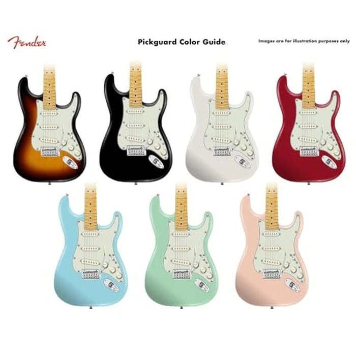 Fender 099-1343-000 62 Stratocaster 11 Hole Mint Green Pickguard, 3-Ply for 3 Single Coil Pickups by Fender - Used - Acceptable condition