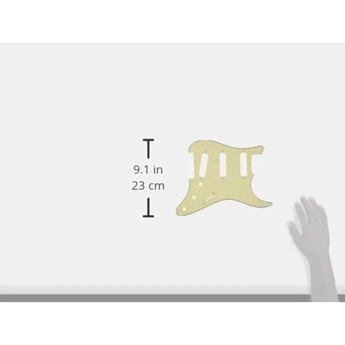 Fender 099-1343-000 62 Stratocaster 11 Hole Mint Green Pickguard, 3-Ply for 3 Single Coil Pickups by Fender - Image 2