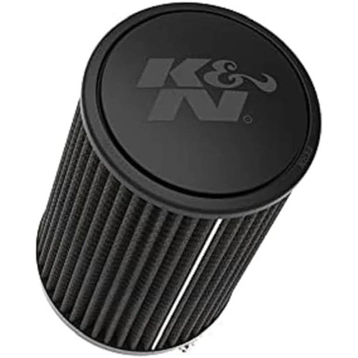 K&N Dryflow Lifetime Universal Clamp-On Air Filter: Dry Synthetic, Washable, Oil-Free: Flange Diameter: 4 In, Filter Height: 9 In, Flange Length: 1.5 In, Type: Dry Synthetic, RU-3112HBK by K&N - Used - Like New condition - US$54.35