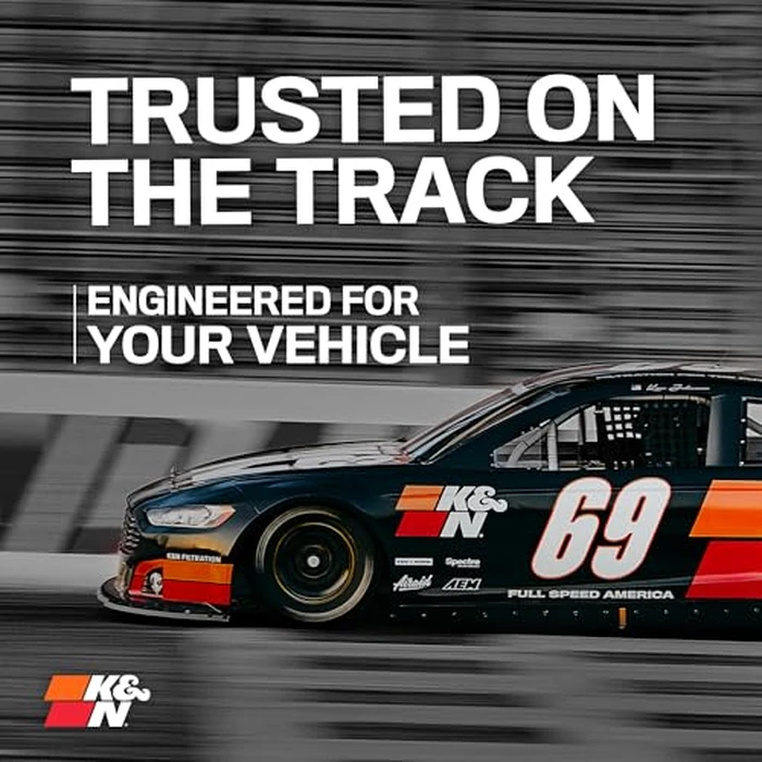 K&N Dryflow Lifetime Universal Clamp-On Air Filter: Dry Synthetic, Washable, Oil-Free: Flange Diameter: 4 In, Filter Height: 9 In, Flange Length: 1.5 In, Type: Dry Synthetic, RU-3112HBK by K&N - Image 6