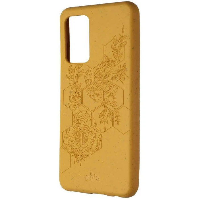 Pela Classic Series Flexible Phone Case for Samsung Galaxy A52 - Honey Hive (Yellow) by Pela - Image 2