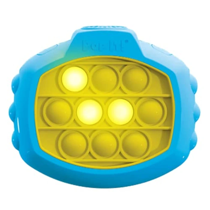 Pop It! Pro - The Original Light Up, Pattern Popping, Pop It! Game from Buffalo Games,Blue and Yellow by Chuckle & Roar - Image 1