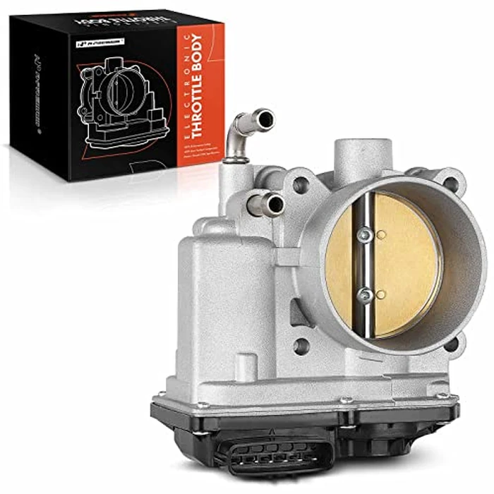 A-Premium Electronic Throttle Body Compatible with Nissan Altima 2013-2018, Rogue 2014-2019, Frontier 2005-2019, Rogue Select 2014-2015, DOHC, Petrol by A-Premium - Image 1