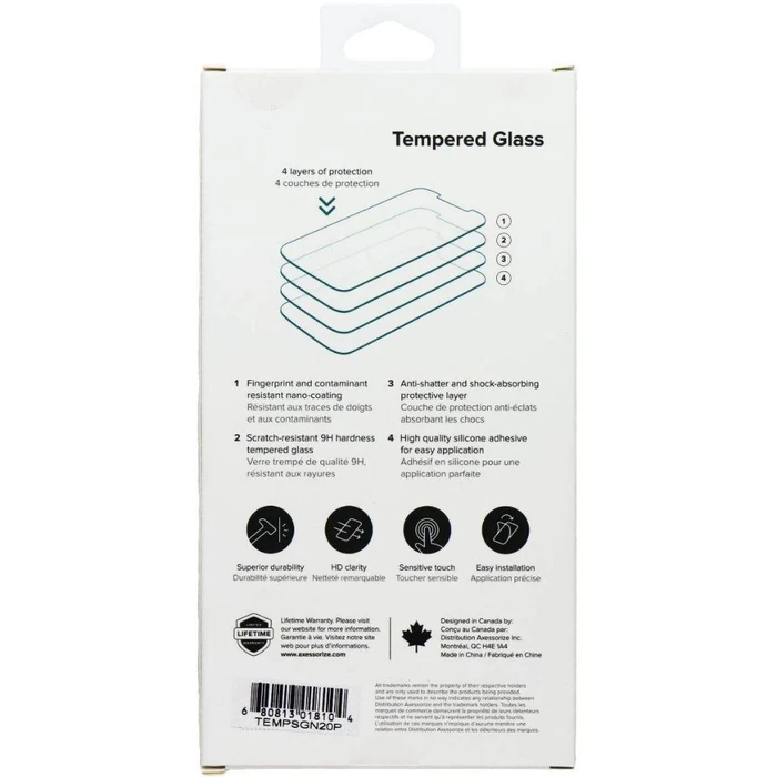 Axessorize Tempered Glass Screen Protector for Samsung Galaxy Note 20 Ultra - Clear by Axessorize - Image 2