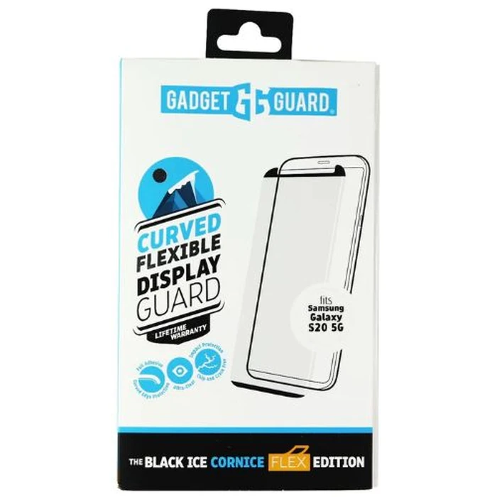 Gadget Guard Black Ice Cornice Flex Edition Screen Protector for Galaxy S20 (5G) - Clear by Gadget Guard - Refurbished - Brand New condition - US$7.48