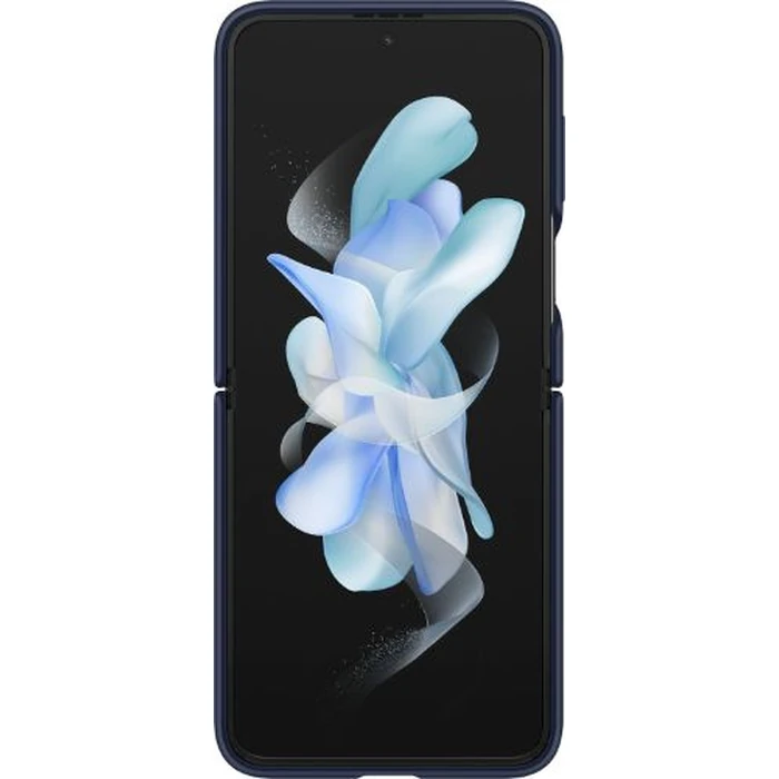 Samsung Silicone Phone Cover with Ring for Galaxy Z Flip4 - Navy by Samsung - Image 2