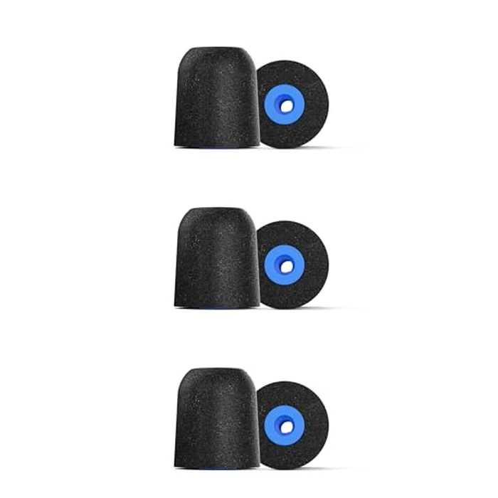 Comply P-Series | Memory Foam Replacement Ear Tips Designed for Etymotic, NuForce, ISOtunes PRO, Q-Jays, & More | Superior Noise Isolation, Ultimate Comfort, Secure Fit | Black, Large (3 Pairs) by COMPLY - Image 1