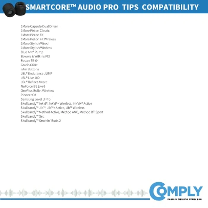 Comply P-Series | Memory Foam Replacement Ear Tips Designed for Etymotic, NuForce, ISOtunes PRO, Q-Jays, & More | Superior Noise Isolation, Ultimate Comfort, Secure Fit | Black, Large (3 Pairs) by COMPLY - Image 7