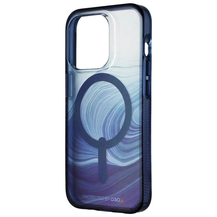 ZAGG Gear4 Milan Snap Phone Case with Magsafe for iPhone 14 Pro - Blue Swirl by ZAGG - Refurbished - Brand New condition - US$13.28