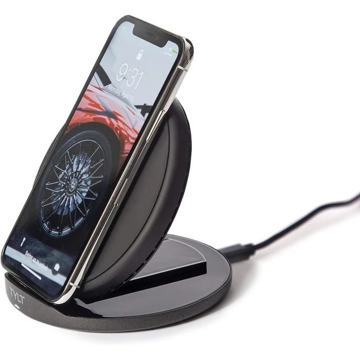 Tylt-Crest 15W Wireless Charging Convertible Stand - Black by TYLT - Image 4