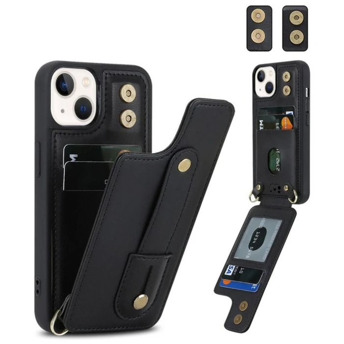 MyBat Pro Clutch Series Crossbody Wallet Phone Case for iPhone 15 Plus - Black - Brand New by MyBat Pro - Image 3