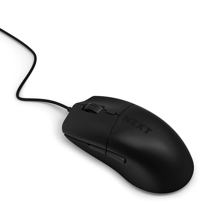 NZXT Lift 2 Ergo, Lightweight Ergonomic Wired Gaming Mouse, Lightweight 61 g Design, 8K Polling Rate, Optical Switches, 26K DPI Optical Sensor, 100% PTFE Feet, Black by NZXT - Image 4