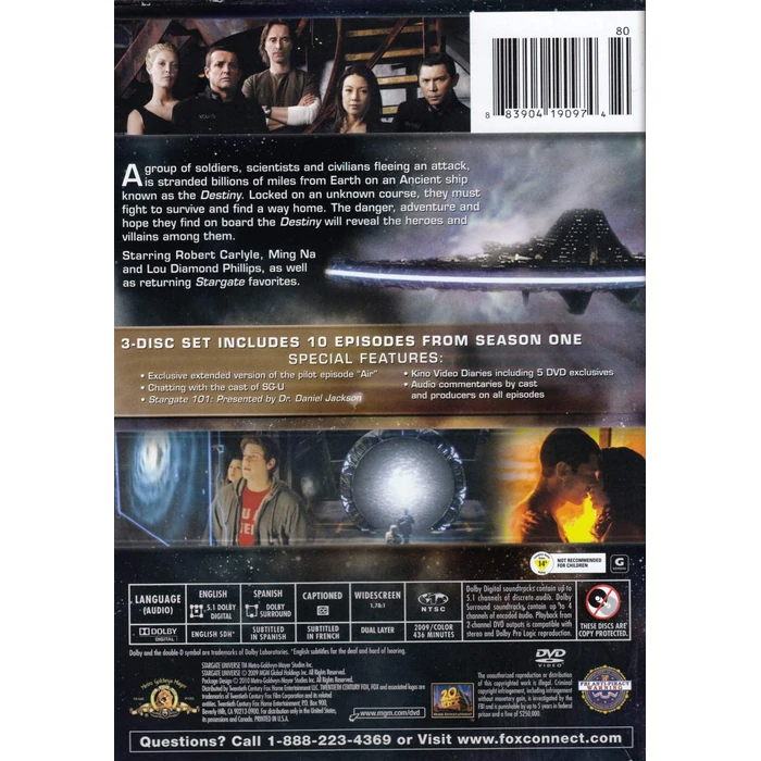 Stargate Universe SG-U: 1.0 by Sony - Used - Good condition - US$6.49