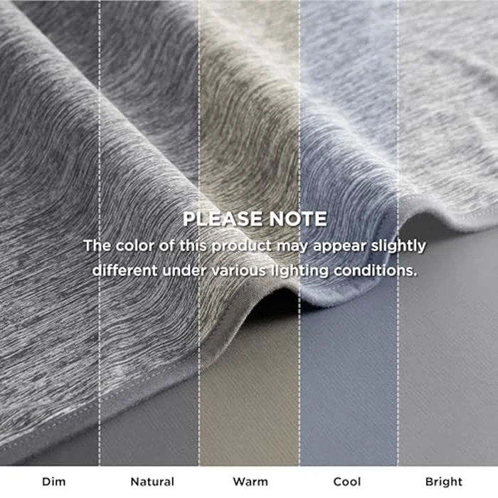 Bedsure Summer Cooling Blanket King Size for Hot Sleepers with Sports Mesh Design, Arc-Chill Q-Max 0.4 Lightweight Breathable Ice Cold Blanket for Night Sweats, 108 x 90 Inches, Mesh Grey by Bedsure - Image 9