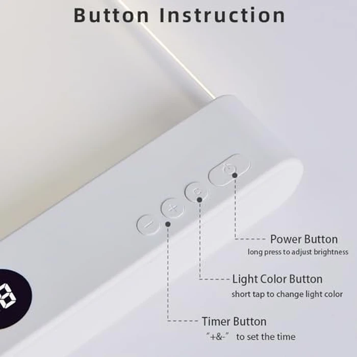 Book Light, Rechargeable Clear LED Flat Book Lights for Reading in Bed at Night with 3 Colors & Timer, Dimmable Panel Plate Book Lamp Full Page Light, Bookish Gifts for Women Readers Kids Book Lovers by ZWJFDCBD - Image 5
