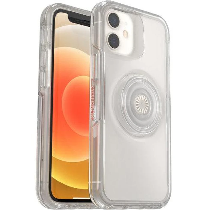 Otterbox Otter + Pop Symmetry Series Clear Phone Case for iPhone 12 mini - Clear by Otterbox - Image 1