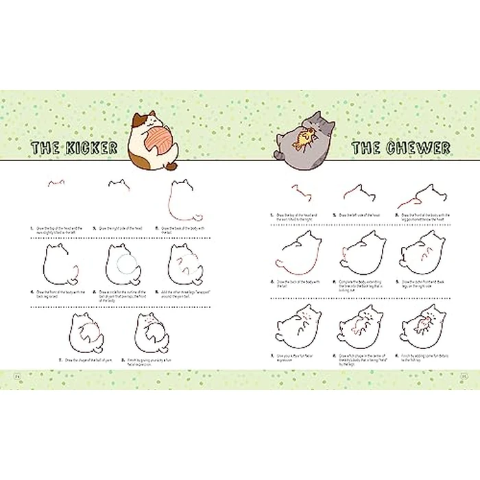 Mini Kawaii Kitties: Learn How to Draw 75 Cats in All Their Glory by Rock Point - Image 2