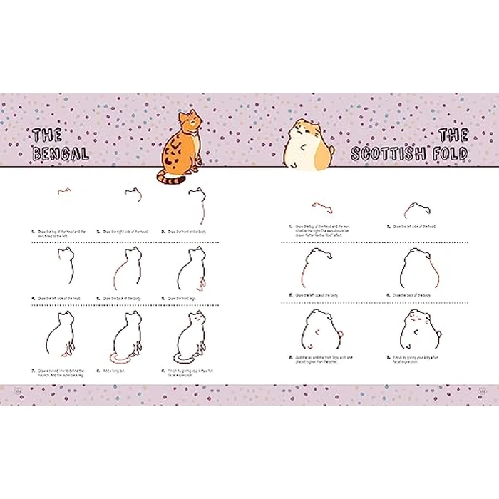 Mini Kawaii Kitties: Learn How to Draw 75 Cats in All Their Glory by Rock Point - Image 5