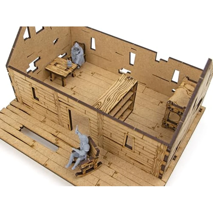 TowerRex Bar Furniture D&D Scatter Terrain Set for 28mm Miniatures, Dungeons and Dragons, Warhammer, Pathfinder DND Miniatures by TowerRex - Image 2