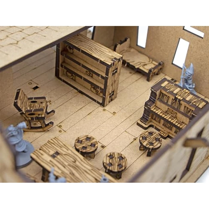 TowerRex Bar Furniture D&D Scatter Terrain Set for 28mm Miniatures, Dungeons and Dragons, Warhammer, Pathfinder DND Miniatures by TowerRex - Image 6