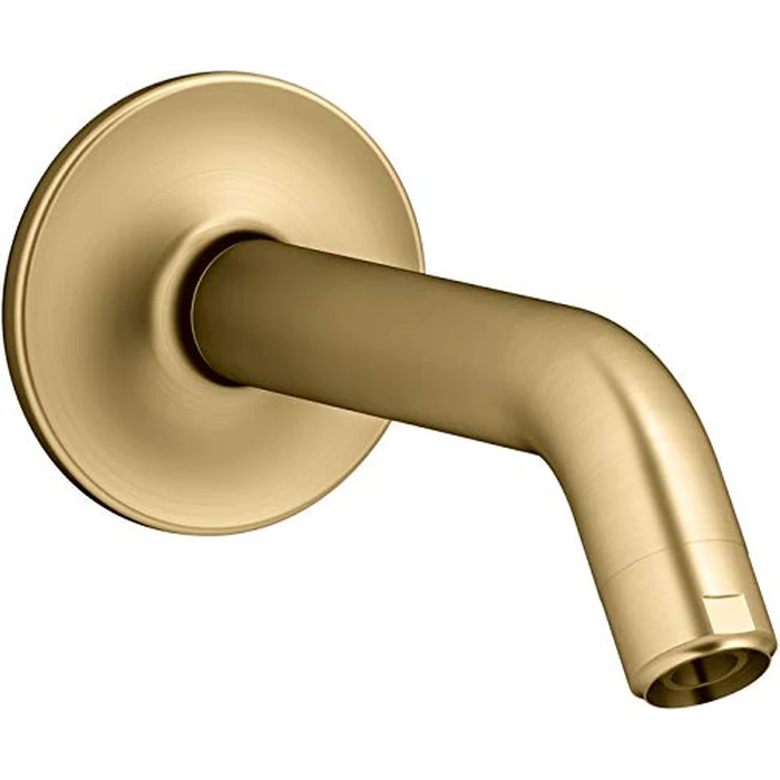 KOHLER 933-2MB Purist Shower Arm and Flange, Showerhead Fittings, 1/2-14 NPT Connection, Fits any KOHLER Showerhead, Vibrant Brushed Moderne Brass by Kohler - Used - Very Good condition - US$145.76