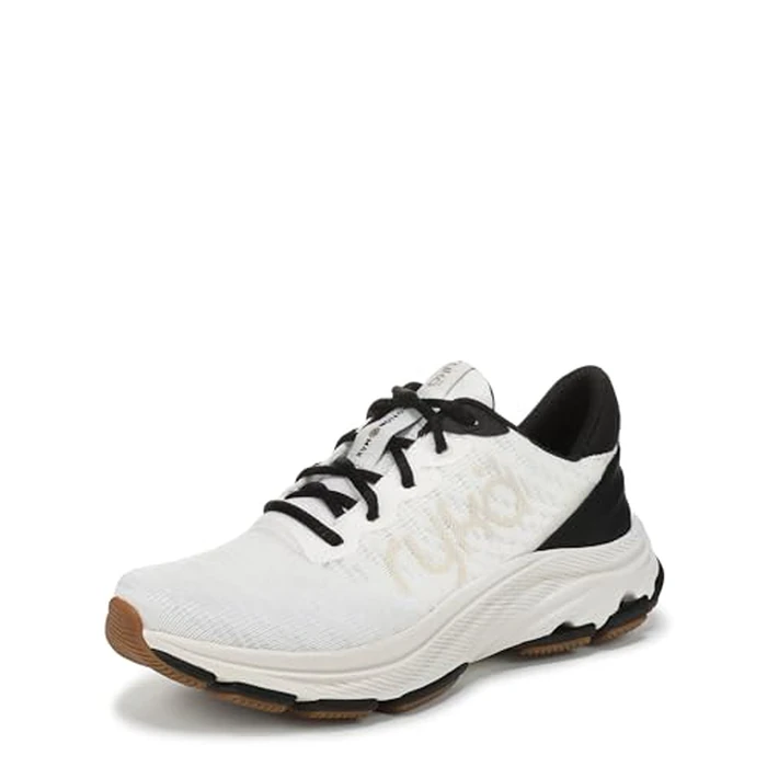 Ryka Womens Devotion X Max RS Walking Shoes White Black 9.5 W by Ryka - Image 1
