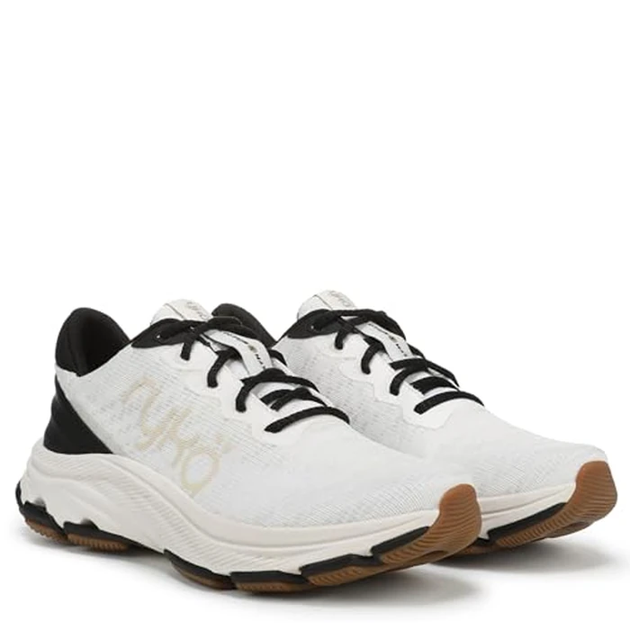 Ryka Womens Devotion X Max RS Walking Shoes White Black 9.5 W by Ryka - Image 7