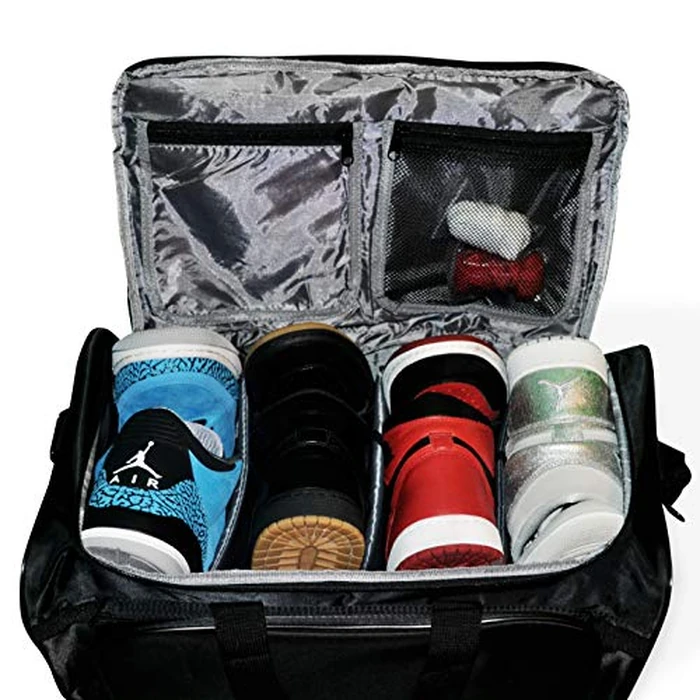 Sneaker Bag - Shoe Travel Bag. Water resistant sneaker bag, Multi-purpose dividers for your sneakers, clothing and everyday essentials. by Value Essentials - Image 4