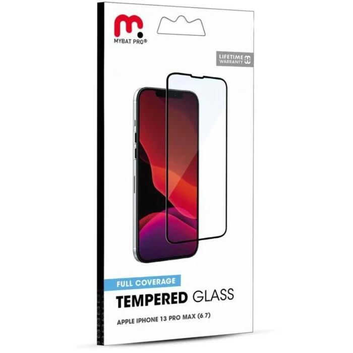 MyBat Pro Full Coverage Tempered Glass Screen Protector for iPhone 13 Pro Max - Clear by MyBat Pro - Image 5