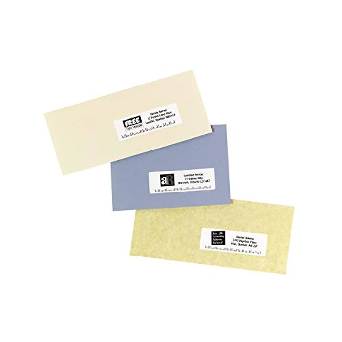 Avery White Rectangle Labels for Laser Printers, 1-1/2" x 4", 350 Labels, Permanent (5259) Made in Canada by Avery - Image 2