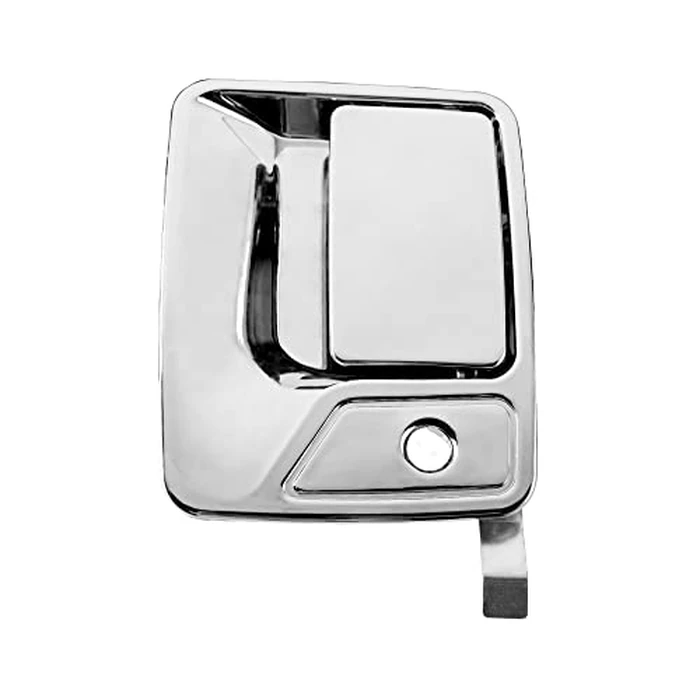 Exterior Door Handle, Compatible with 1999-2016 Ford F250 F350 F450 F550 F650 F750 Super Duty | 00-05 Ford Excursion, Chrome Front Outside Left Driver w/ Key Hole | 7C3Z-2522405-AA 79306 Outer Handle by Gledewen - Used - Very Good condition
