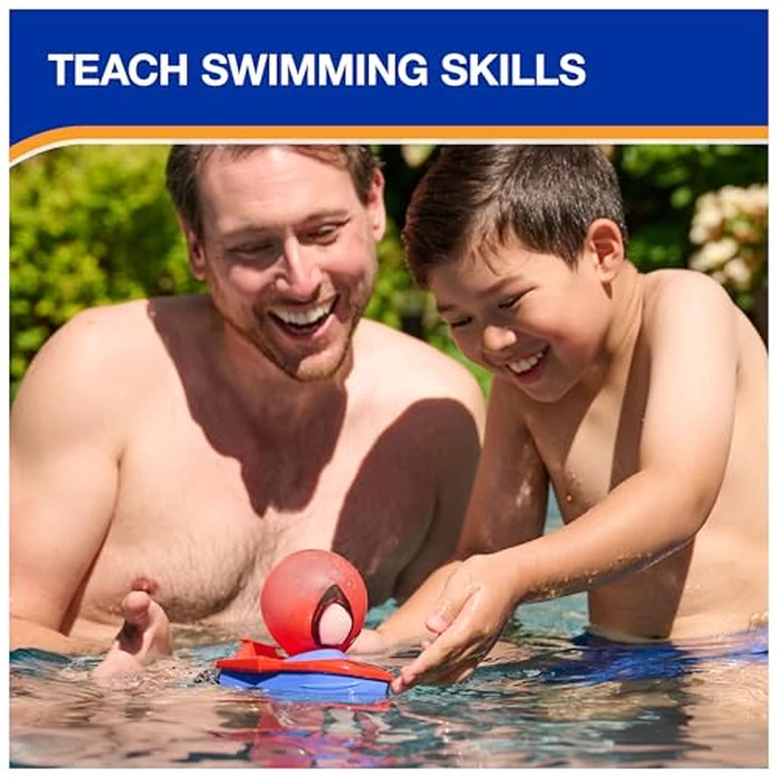 SwimWays Marvel Spider-Man Air Boat, Swimming Pool Accessories & Kids Pool Toys, Spiderman Party Supplies & Bath Toys for Kids Aged 4 & Up by SwimWays - Image 5