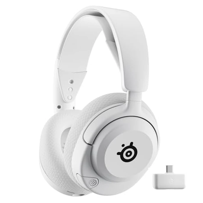 SteelSeries Arctis Nova 5 Wireless Multi-System Gaming Headset - White - Neodymium Magnetic Drivers - 100+ Audio Presets - 60 HR Battery - 2.4GHz or BT - Gen2.X Mic - PC, PS5, PS4, Switch, Mobile by SteelSeries - Image 1