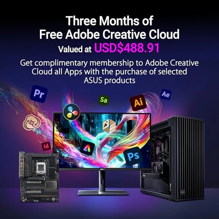 ASUS ProArt X870E-CREATOR WiFi AMD AM5 X870E ATX Motherboard PCIe(R) 5.0 x16 Slots with Full Support for Next-gen GPUs, 16+2+2 Power Stages, DDR5, Dual USB4(R), 10 Gb & 2.5 Gb LAN, WiFi 7, Four M.2 Slots by ASUS - Image 7