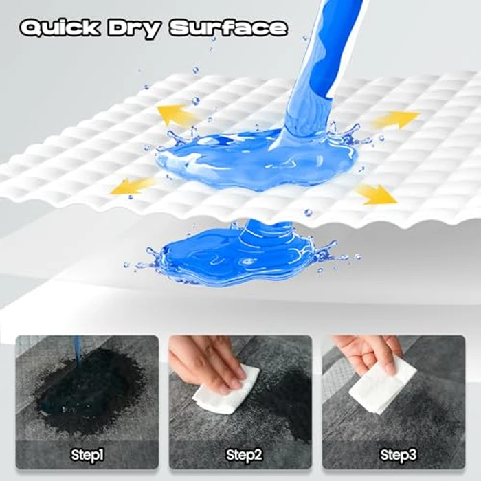 DOGGO DOUG Dog Pee Pads for Dogs XXL 30"x36" Charcoal Puppy Pads 50 Counts Extra Large Disposable Activated Carbon Super Absorbent Full Edge-Wrapping Odor-Control Training Pads with Adhesive Tabs by DOGGO DOUG - Image 4