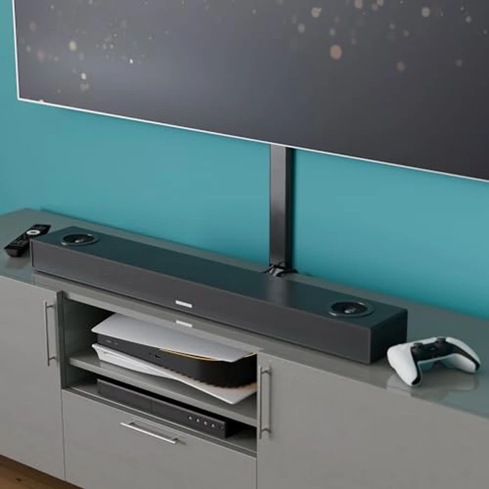 D-Line TV Wall Mount Cord Hider, Hide Mounted TV Cables, Wire Covers, Self Adhesive Cover for Cords, Paintable, Low Profile, Seamless Cable Raceway - 2X 2.36in W x 0.59in H x 15.7in L - Black by D-Line - Image 6