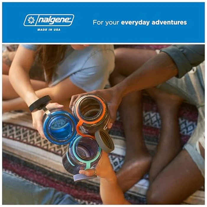 Nalgene 32 oz Wide Mouth Water Bottle | BPA-Free, Durable & Leak Proof, Lightweight Bottle for Hiking & Gym, Work & Travel, Amethyst by Nalgene - Image 6