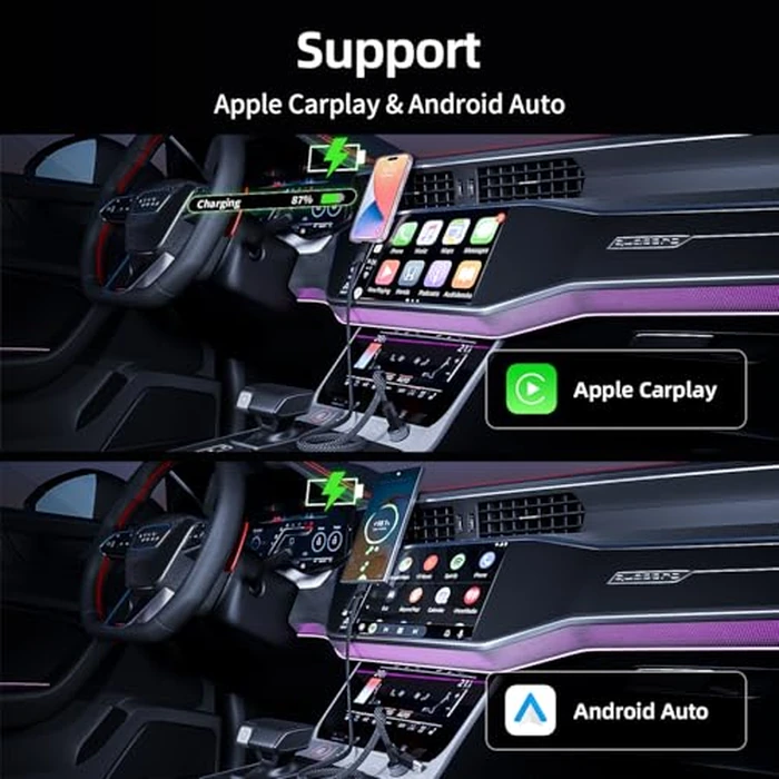 Firsting 4 in 1 Charging Cable 65W, USB C Cable Fast Charger Cord with E-Mark Chip, USB A/C to C/Lightning Cable, Multi iPhone Charger Cord for iPhone16/15/14/13 Series/Phones/Pads and Laptop by Firsting - Image 3