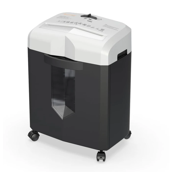 Bonsaii 12-Sheet Micro Cut Paper Shredder, 60-Minute P-4 High Security Shredders for Home Office, Shreds CD/Credit Card/Mail/Staple/Clip, Jam-Proof System with 4.2 Gal Pullout Bin (C266-BW) by bonsaii - Image 1