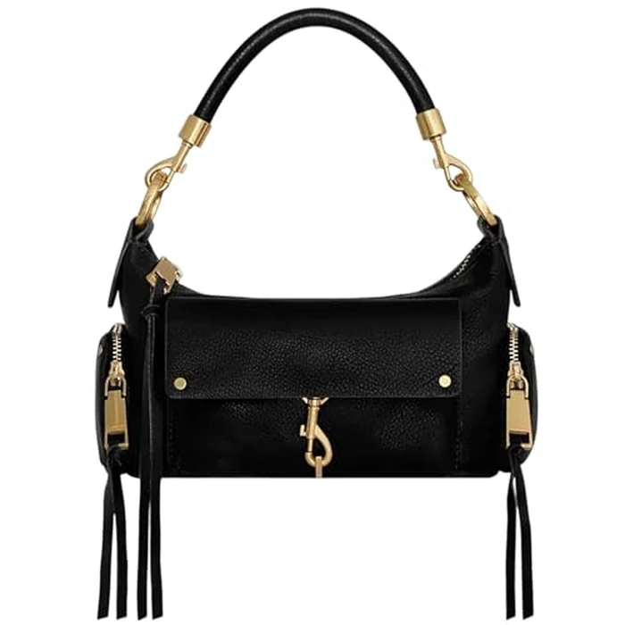 Rebecca Minkoff M.A.B Shoulder Bag, 20th Anniversary Edition Women's Leather Handbag, Black by Rebecca Minkoff - Used - Very Good condition - US$189.91