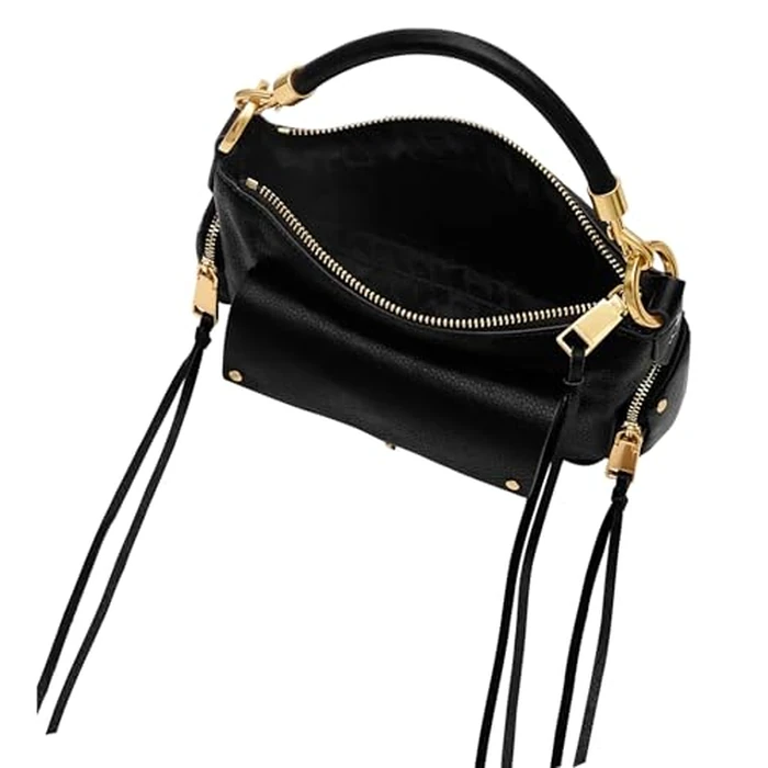 Rebecca Minkoff M.A.B Shoulder Bag, 20th Anniversary Edition Women's Leather Handbag, Black by Rebecca Minkoff - Image 3