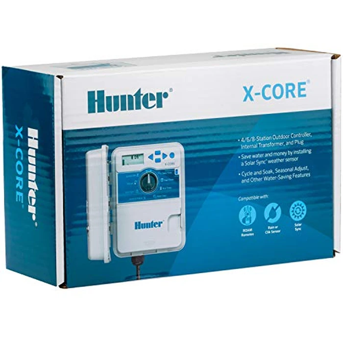 Hunter X-Core XC400 4 Zone Outdoor Sprinkler Controller, Weather-Resistant Irrigation Timer for Lawn and Garden, Easy Install, Automatic Watering System by Hunter Industries - Image 5