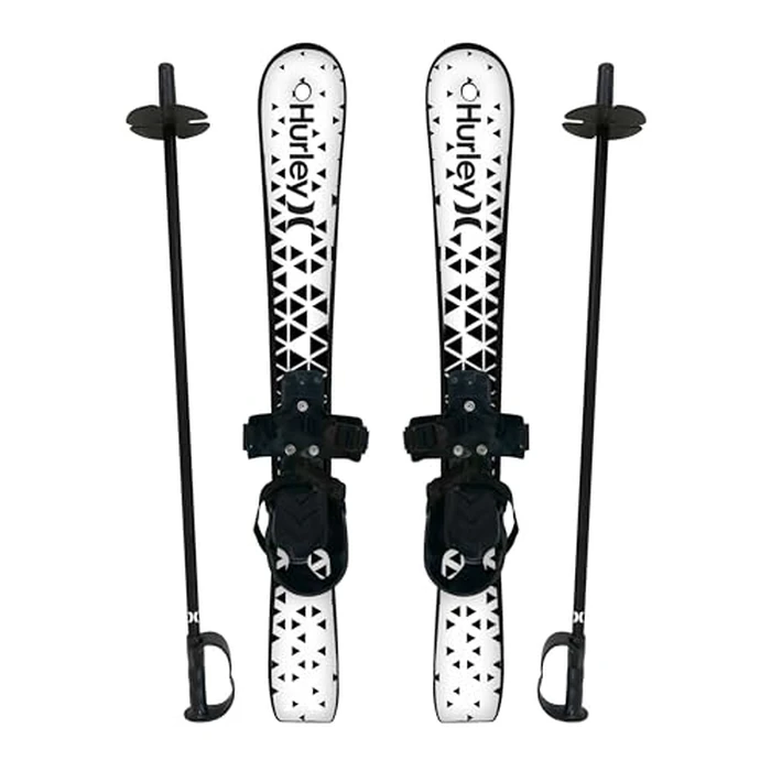 Hurley Youth Beginner Skis - Black and White by Hurley - Used - Good condition