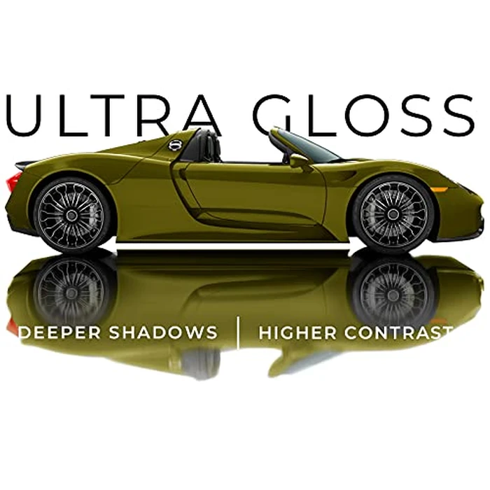 VViViD+ Ultra Gloss Combat Green Vinyl Car Wrap (3ft x 5ft) by VViViD - Image 2