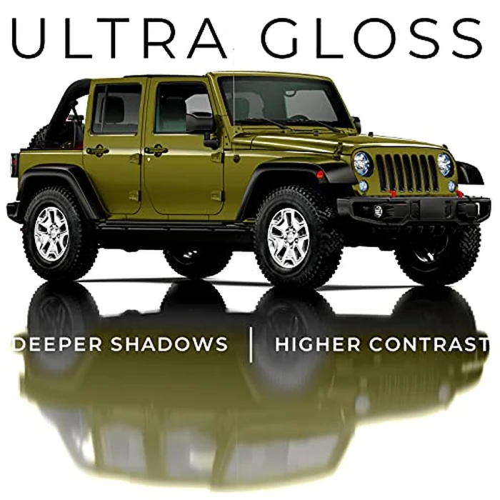 VViViD+ Ultra Gloss Combat Green Vinyl Car Wrap (3ft x 5ft) by VViViD - Image 6