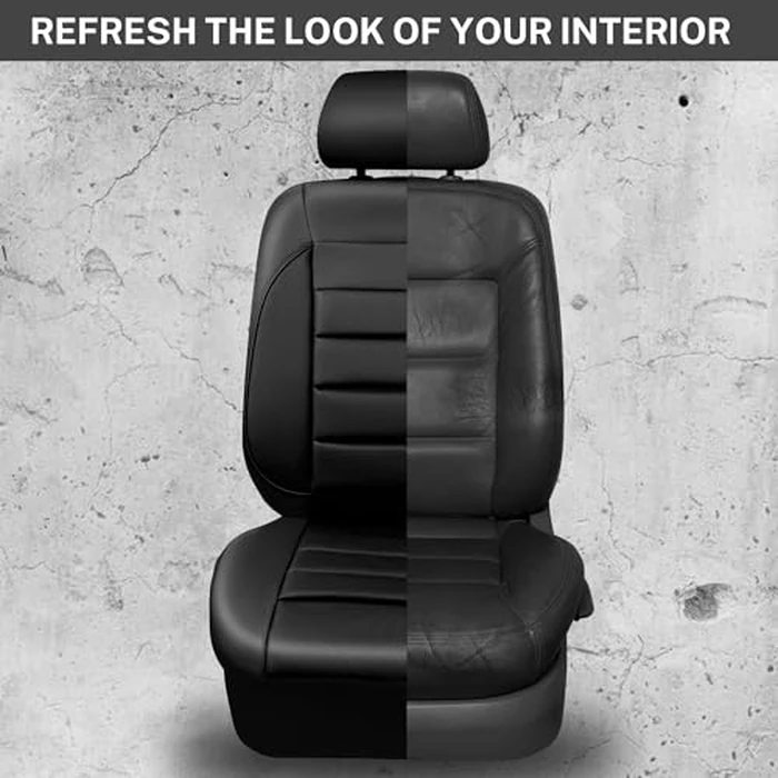 CAR PASS Faux Leather Car Seat Covers Front Seats Only, 3D Foam Support Car Seat Covers, Universal fit for Trucks Vans SUVs Sedans Automotive Comfortable, Airbag Compatible 2 Pieces Front Solid Black by CAR PASS - Image 6