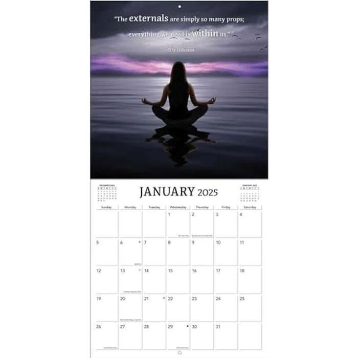 TURNER PHOTOGRAPHIC Zen 12x12 Photo Wall Calendar (25998940060) by Turner Licensing - Image 3