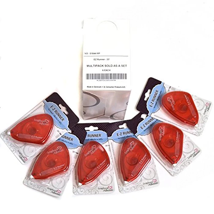 Scrapbook Adhesives E-Z Runner Permanent Adhesive Dispenser, 33 Feet-Set of 6 - 01644-MP by Scrapbook Adhesives - Image 1