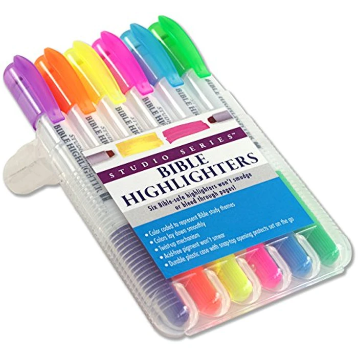 Bible Highlighters (set of 6) by Peter Pauper Press - Used - Like New condition